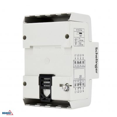 Licznik zużycia energii elektrycznej MID 3-fazowy 10/100A 4-modułowy z wyświetlaczem LCD SCHELINGER (A31-SL03A-MID)